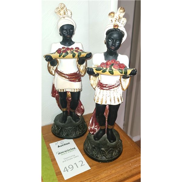 Vintage Devon Ware  Chalkware Figurines A