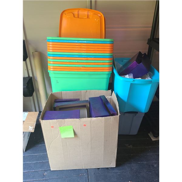 Plastic storage containers A