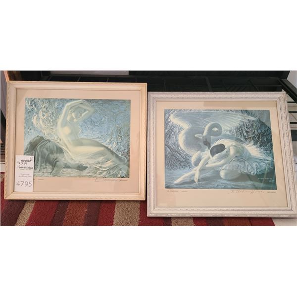 Framed Signed V. Tretchikoff Prints A