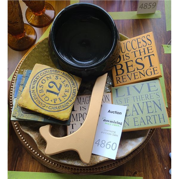 Antique Bowl & Décor A