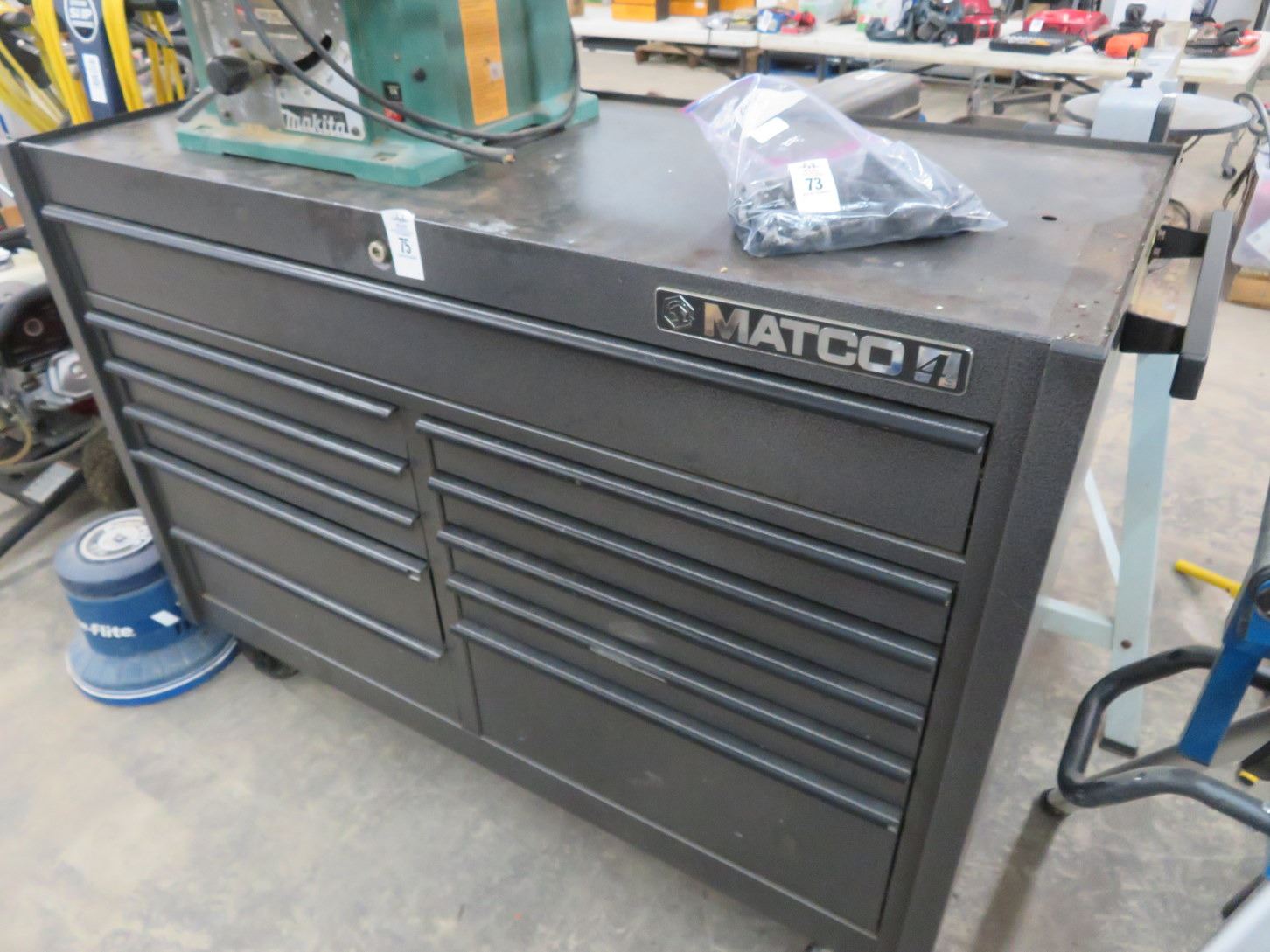 Matco Single Drawer Riser Matco Grey Rolling 11 Drawer Tool Chest