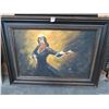 Image 1 : 3-Framed Oil On Canvas Dancing Woman - 30  X  36  - 3 X $