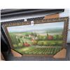 Image 1 : 2-Framed Oil On Canvas Italian Countryside - 24  X  30   - 2 X $ -(One Frame Damaged)