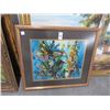 Image 1 : Framed Wall Art Hummingbirds - Signed Archeddecon - 24  X  30