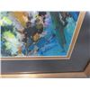 Image 2 : Framed Wall Art Hummingbirds - Signed Archeddecon - 24  X  30