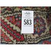 Image 2 : Persian Blue Trim Area Rug - 4'  X  11'