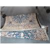 Image 1 : Persian Niaen Antique Wool and Silk Area Rug - 4'  X  7'