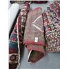 Image 1 : Persian Red/Tan Area Rug - 5'  X  5'