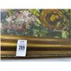 Image 2 : Framed Oil On Canvas Floral - Signed Alonsian - 24 X 36