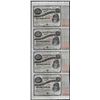 Image 1 : Uncut Sheet of (4) State of Louisiana Baby Bond Obsolete Notes
