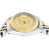 Image 4 : Rolex Ladies Two Tone Champagne Roman Datejust Wristwatch