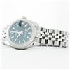 Image 5 : Rolex Ladies Midsize Stainless Steel Blue Index Datejust Wristwatch