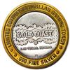 Image 4 : .999 Fine Silver Gold Coast Las Vegas $10 Casino Limited Edition Gaming Token