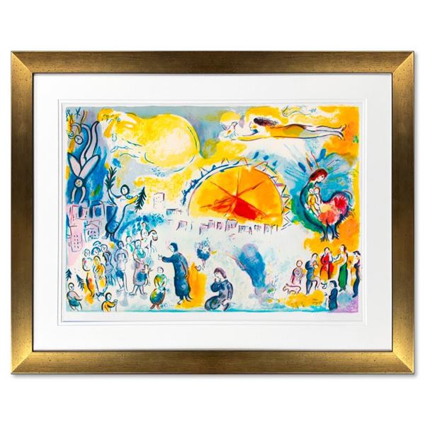 Chagall (1887-1985) "La Procession De Noel" Limited Edition Lithograph on Paper