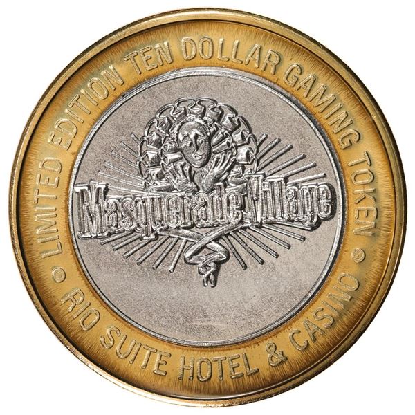 .999 Silver Rio Suite Hotel Las Vegas, NV $10 Casino Limited Edition Gaming Token