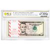 Image 1 : Pack 2017A $5 Federal Reserve STAR Notes Atlanta Fr.1998-F* PCGS Superb Gem UNC 67PPQ