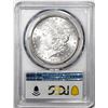 Image 2 : 1883 $1 Morgan Silver Dollar Coin PCGS MS64 Amazing Reverse Toning