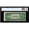 Image 2 : 1935E $1 Silver Certificate Note Gutter Fold Error Fr.1614 PCGS Very Fine 25