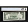 Image 2 : 1985 $5 Federal Reserve Note San Francisco Gutter Fold Error PCGS About Unc 55