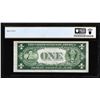 Image 2 : 1935E $1 Silver Certificate Note Fr.1614 PCGS Choice Unc 63 w/BEP Rejection Sticker
