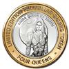 Image 1 : .999 Silver Four Queens Casino Hotel Las Vegas $10 Limited Edition Gaming Token