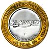 Image 3 : .999 Silver Aladdin Resort Casino Las Vegas, NV $10 Limited Edition Gaming Token