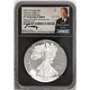 Image 1 : 2021-W T-1 $1 Proof Heraldic American Silver Eagle Coin NGC PF70 Ultra Cameo AR Moy