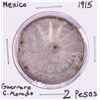 Image 1 : 1915 Mexico Guerrero Campo Morado 2 Pesos Silver Coin