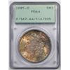 Image 1 : 1885-O $1 Morgan Silver Dollar Coin PCGS MS64 Old Green Holder Amazing Toning