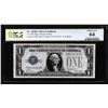 Image 1 : 1928A $1 Funnyback Silver Certificate Note Fr.1601 PCGS Choice Uncirculated 64