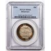 Image 1 : 1936 Delaware Tercentenary Commemorative Half Dollar Coin PCGS MS66 Amazing Toning