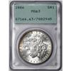 Image 1 : 1886 $1 Morgan Silver Dollar Coin PCGS MS63 Old Green Rattler