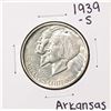 Image 1 : 1939-S Arkansas Centennial Commemorative Half Dollar Coin
