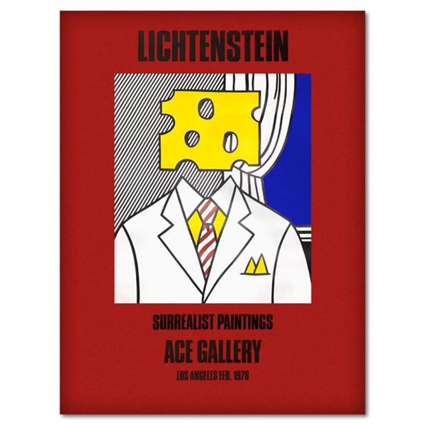 Roy Lichtenstein (1923-1997) "Lichtenstein Poster" Print Poster on Paper