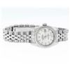 Image 5 : Rolex Ladies Stainless Steel White Index Datejust Wristwatch