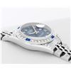 Image 3 : Rolex Ladies Stainless Steel Sapphire and Diamond Datejust Wristwatch