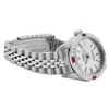 Image 4 : Rolex Ladies Stainless Steel Ruby and Diamond Date Wristwatch With Rolex Box