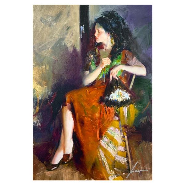 Pino (1939-2010) "Spanish Beauty" Limited Edition Giclee on Canvas