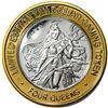 Image 1 : .999 Silver Four Queens Casino Hotel Las Vegas $10 Limited Edition Gaming Token