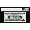 Image 2 : 1996 $20 Federal Reserve Note Ink Smear & Insufficient Color Error PCGS Gem Unc 65PPQ