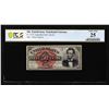 Image 1 : 1874 Fourth Issue 50 Cents Lincoln Fractional Currency Note Fr.1374 PCGS Very Fine 25