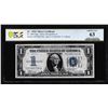 Image 1 : 1934 $1 Funnyback Silver Certificate Note Fr.1606 PCGS Choice Uncirculated 63
