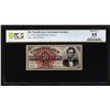 Image 1 : 1863 4th Issue 50 Cents Lincoln Fractional Currency Note Fr.1374 PCGS Very Fine 35