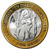 Image 2 : .999 Silver Four Queens Casino Hotel Las Vegas $10 Limited Edition Gaming Token