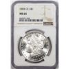 Image 1 : 1883-CC $1 Morgan Silver Dollar Coin NGC MS64