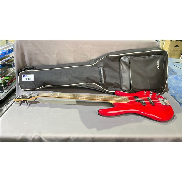 IBANEZ BASE GUITAR GS111105762 WITH AMP CORD & VOYAGEUR SOFT CASE