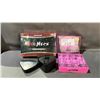Image 1 : BOX OF CRYSTAL SOFT FEEL GOLF BALLS, BOX OF DUNLOP RED NECK GOLF BALLS & CALLAWAY GOLF WATCH BOX (NO