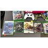 Image 2 : LOT OF ASSORTED XBOX GAMES, XBOX CONTROLLER & PLAYSTATION CONTROLLER (GAMES MAY BE EMPTY CASES)