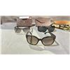 Image 2 : LOT OF ASSORTED SUNGLASSES & BELT INCLUDING; VERSACE, PRADA & GUCCI (UNKNOWN AUTHENTICITY)