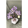 Image 2 : AMETHYST TREE ON AMETHYST BASE (BRAZIL) APPROX 10" RETAIL $600
